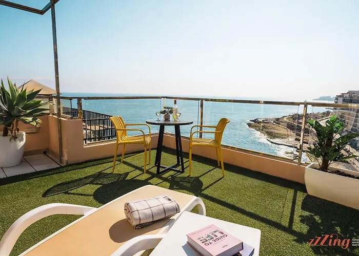 Gorgeous Seaviews From A Stunning Sliema Studio
